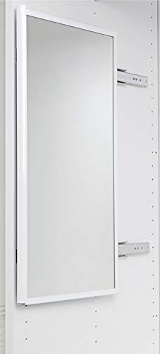 Hafele Pull Out Pivoting Mirror Unhanded Bright Anodised Aluminium - 805.75.292