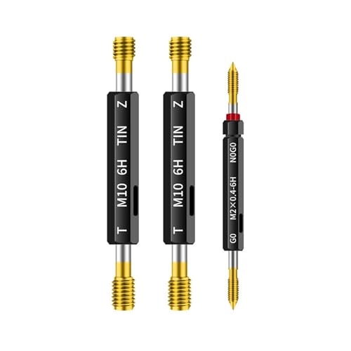 1pc 6H Nano Tin-Coating M1-M12 Calibrador Métrico de Tornillos de Acero de Paso Estándar Fino miniatura 6