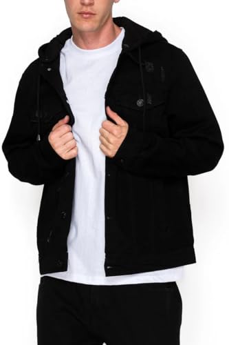 Image of VICTORIOUS Men's Distressed Denim Jacket