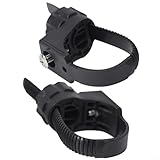 Rear Mudguard Mounting Kit for Mountain for Bike & Electric – ABS and Metal Clamp with Adjustable Nylon Pipe Clamp, Front Fork Reserved Hole Adapter