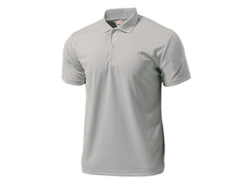 WUNDOU (ウンドウ) ドライライトポロシャツ ライトグレー P-335J 1710