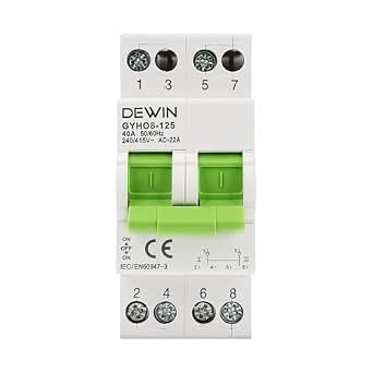 DEWIN 2P 63A 240VAC przełącznik transferowy