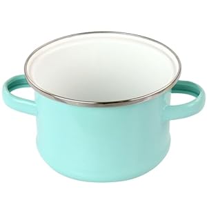 Martha Stewart Steel 0.25 Qt Mini Dutch Oven, Turquoise (129155.02) Martha Stewart Steel 025 Qt Mini Dutch Oven Turquoise 12915502