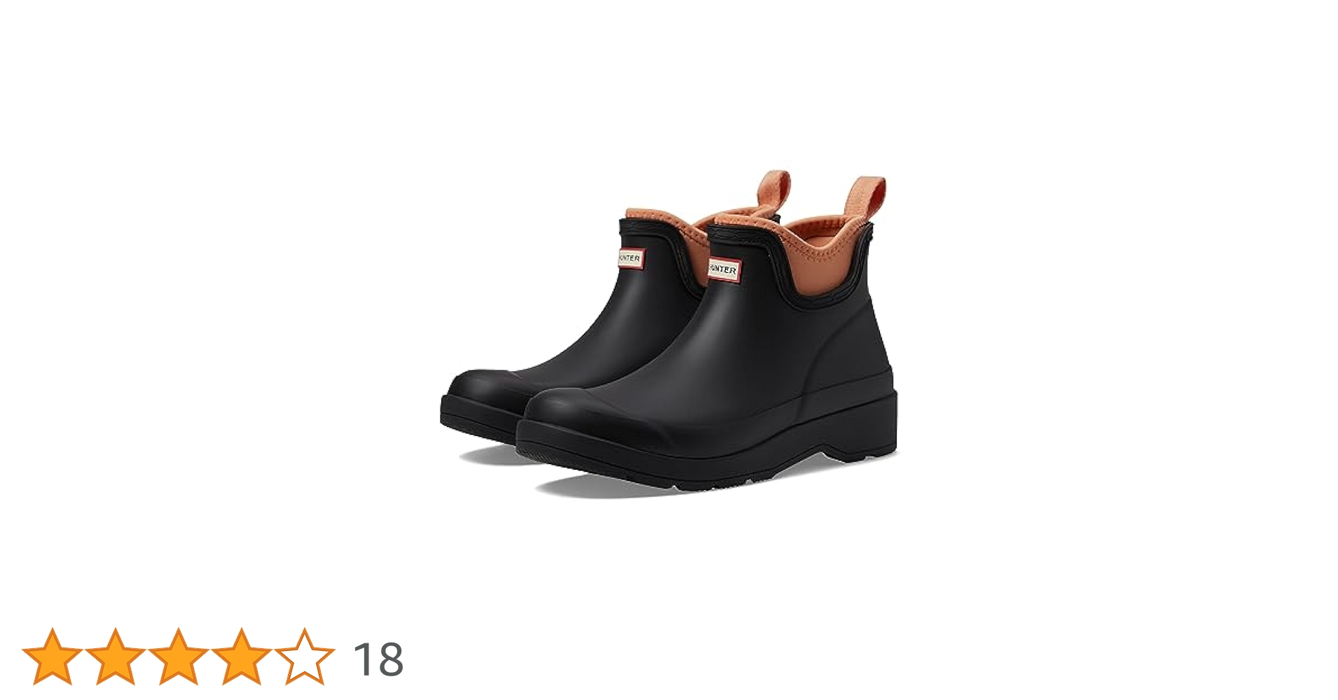 靴 HUNTER w play chlsea neo bt Hunter Play Chelsea Neo BT Women's Rain Boots, Dark Blue, W9
