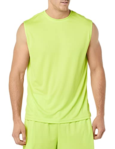Image of Amazon Essentials Men's Gym Tank Tops, Moisture-Wicking Dry Fit Breathable Muscle Shirts, Pack of 2