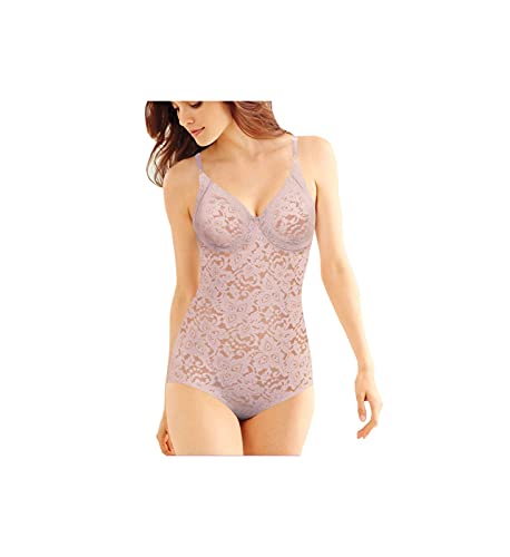 Bali Women s Shapewear Lace N Smooth Body Briefer - 38DD - Rosewood