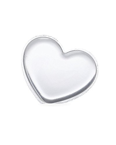 Silicone Makeup Sponge, EVERMARKET Clear Applicator & Blender Cosmetic Puff Pad for all Liquid Foundation or Cream (1 pc Heart)