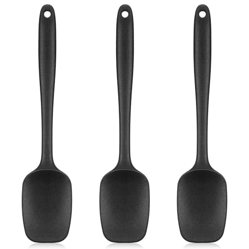 3 Pcs Heat Resistant Silicone Spoon Spatula Set