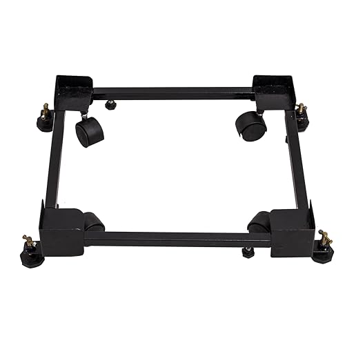 Image of Hind's Iron Washing Machine or Refrigerator Adjustable Folding Stand with Wheels