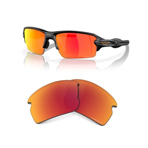 Oakley Authentic Flak 2.0 OO9295 00001859 PRIZM Ruby Iridium Replacement Lenses For Men For Women -FRAMES NOT INCLUDED
