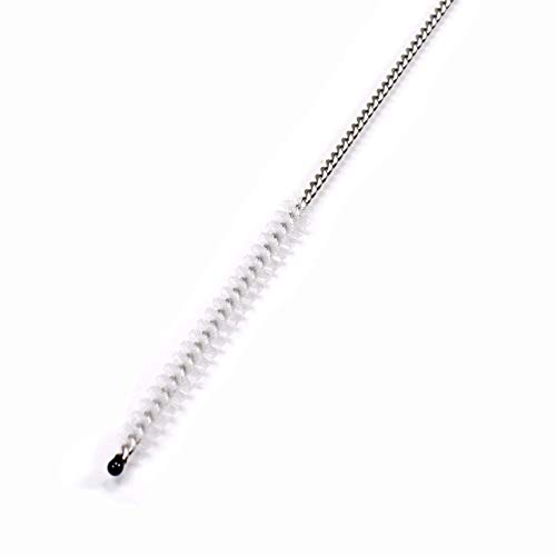 5 Bristle Metal Straw Cleaning Pipe Cleaners Kit - Easy Brush & Clean Pipes, White - Image 3