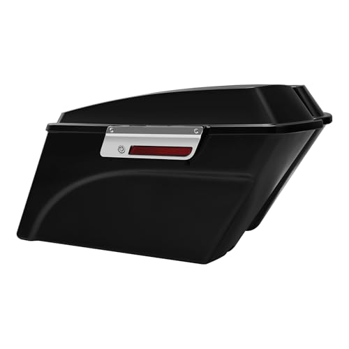 Green-L Alforjas rígidas negras vivas con tapas para altavoces 6x9 aptas para Harley Touring Road King Street Glide Electra Glide 1994-2013 miniatura 6