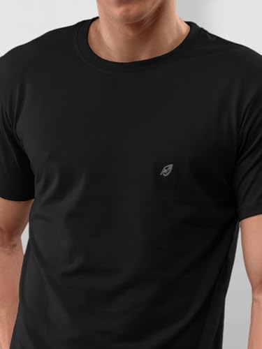 Image of Lux Nitro Cotton Round Neck T-Shirt for Men | Half Sleeve | Regular Fit | Comfortable Everyday Casual Wear