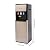 Water Cooler Dispenser - Bottom Loading for 5 Gallon Bottles, 3 Temperatures (Hot/Cold/Room), Champagne Gold, No-Lift Design