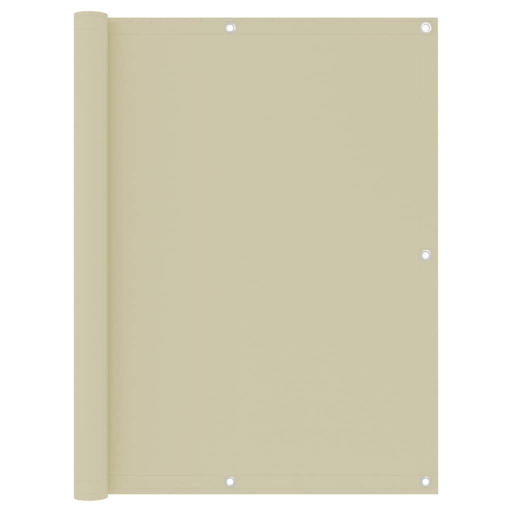 Fengshui Wodoszczelna osłona balkonowa z tkaniny Oxford z powłoką PU, 75 x 300 cm, antracytowa – wiatroszczelna i łatwa do zamocowania na balustradzie za pomocą aluminiowych oczek i liny.