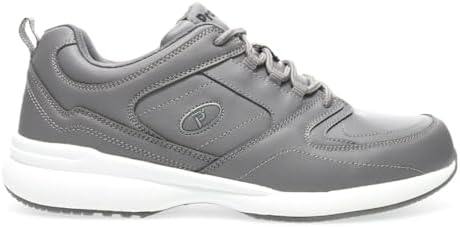 Propét Men's Life Walker Sport Sneaker, Dark Grey, 9 | Image 2