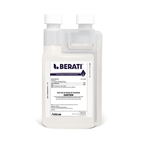 Atticus Berati Ornamental Plant Growth Regulator (32 OZ) - 0.4% Paclobutrazol - Controls Plant Growth in Nurseries, Greenhouses, Shadehouses, and Interiorscape -