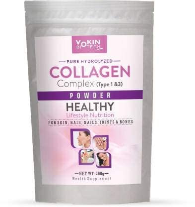 Vokin Biotech Collagen Powder Supplement with Peptides Hair, Nails, Joints and Bones (200 g) (B0BZZ3Z1YS) Amazon Price History, Amazon Price Tracker