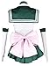 ANOTHERME Another Me Women’s Costume Anime Sailor Moon Makoto Kino Jupiter Cosplay Outfit Uniform Dress Female (Small) Green