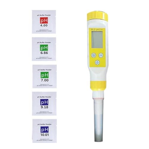 Eieenotee Bluetooth Digital PH Meter for Food High Accuracy Food PH Tester with Backlit LCD Display for Meat,Bread and Water