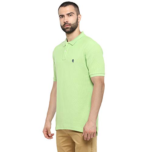 Image of Red Tape Men's Solid Regular Fit Polo