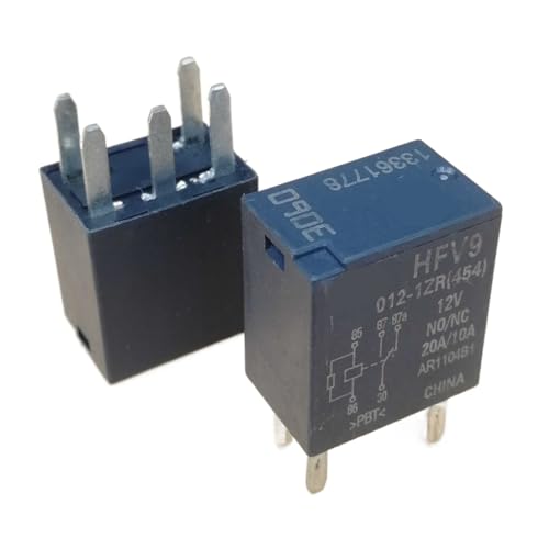 Relais 12V 5 broches Hfv9-012-1zr 6082 commutateur automobile électricien