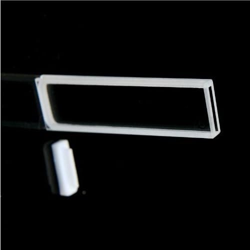 Espectrómetro celular Lightpath de cuarzo de 1 mm: dispositivo abierto, volumen de 0,4 ml, 2 ventanas transparentes for mediciones precisas