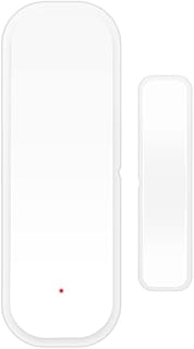 Zigbee Smart Türsensor, Tür-Fenstersensor – für Tuya drahtloser Türfenster Sensor Alarm App Push Benachrichtigungen, kabelloser Fensterkontakt-Sensor für Heimsicherheit und Smart-Home-Automatisierung