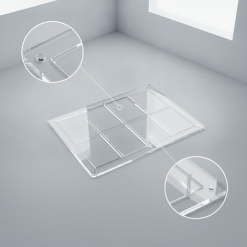 Cadre photo acrylique gravé multi-emplacements, support photo de bureau