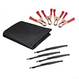 Jotekonoby Wasserdichte Wohnmobil-Markisenabdeckung, 600D-Oxford-Gewebe für Sonnenschutz, tragbarer Wohnmobil-Regenschutz, Outdoor-Reise, Schatten, verstellbare Passform (Mini-Größe)