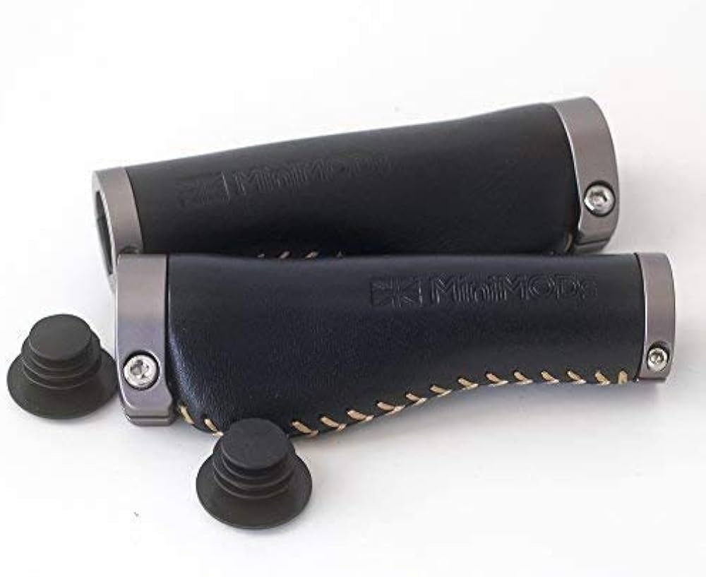 廃盤品 *PDW* whiskey ergo グリップ 黒レザー ブロンプトン 廃盤品