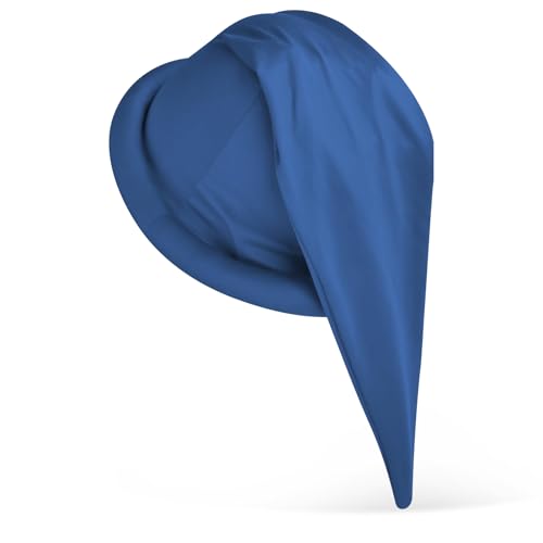Chapéus de anão, gorro de gnomo adulto, Elfo chapéus pontiagudos, acessórios de disfarce de anão para carnaval festas jogos de RPG (azul-E)