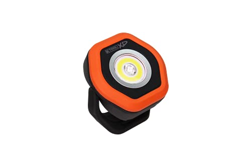 K Tool XD LED Work Light 1400 Lumen with Rechargeable Battery Powered Flood Light with 400 Lumen High Beam Spotlight Outdoor Camping Mechanic Light