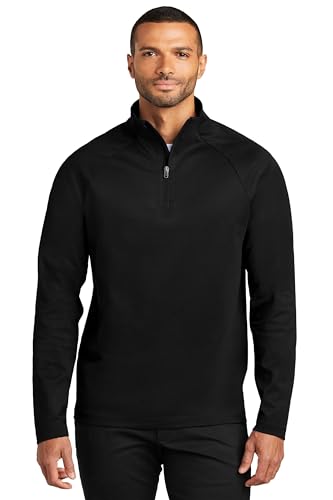 CYPRESS ARBOR Mサイズ　アーバー　サイプレス　Mサイズ Port Authority Men's Cypress Quarter-Zip Pullover Deep Black at