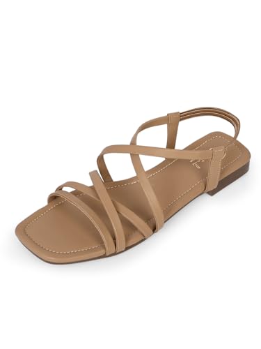 Image of Women Flats Sandals | Stylish Embroidered Slip-On Flats for Women | Comfortable Lightweight Sandals | Ethnic & Casual Footwear for Ladies SL1043