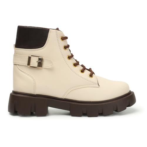 Image of PrasKing Women's Trendy Casual Boot High Ankle Heel for Girls Boot