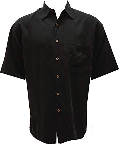 Bamboo Cay Mens Key-West Tropical Style Embroidered Camp Shirt2