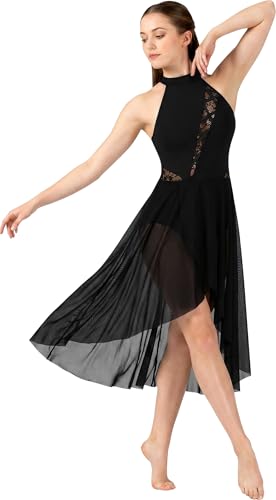 WYHDY Womens Lyrical Dance Costumes Ballet Dance Dress(SM256301-06-S)