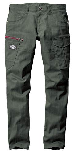 BURTLE バートル 秋冬用カーゴパンツ ミルスグリーン 1802 14 SS