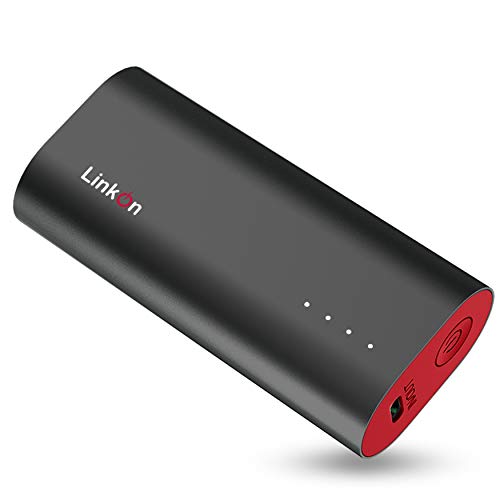 LinkOn USB-C Powerbank Neutron 5000mAh Quick Charging with 18W USB-C Power Delivery (PD) Input/Output and 18W USB-A QC3.0 Output Aluminum Compact Small Battery Pack Portable Charger