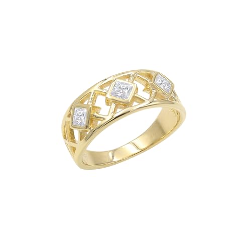 Bague faite à la main en moissanite et or jaune, le cadeau d'anniversaire idéal