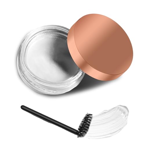 Gel de Ceja Profesional Transparente para Moldear & Fijar, Gel Con Lápiz de Cejas Duradero Maquillaje de Gel Fijador Cejas Perfilador para Jabón Maquillaje Brow Gel Eyebrow Soap Clear (A)