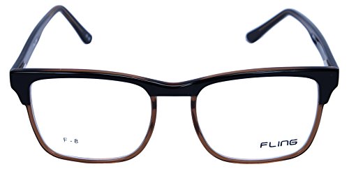 Image of Fling Rimmed Square Men's Spectacle Frame - (2030 F8|52 mm)