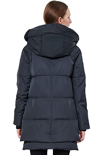 Orolay Women's Thickened Down Jacket (M, Navy) #TOP1