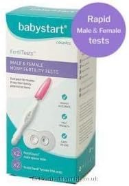 Babystart FertilTests Male & Female Home Fertility Tests, Two Male Tests & Two Female Tests