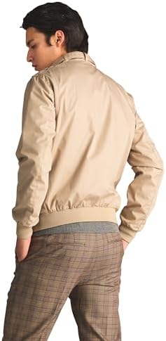 Members Only Men's Original Iconic Racer Jacket Cotton Lightweight Jacket (pack of 1)