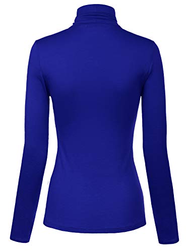 MixMatchy Women's Slim Lightweight Long Sleeve Pullover Turtleneck Mock Shirts Base Layer Undershirts Active Tops3