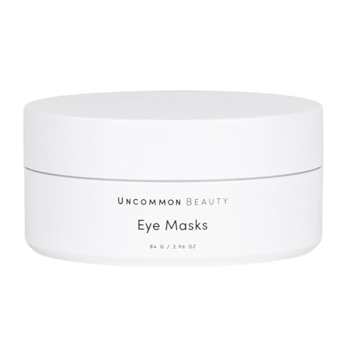 Uncommon Beauty Eye Masks - Softening and Smoothing Under Eye Masks - All Skin Types, Vegan, Cruelty Free, Fragrance Free, 30 Count