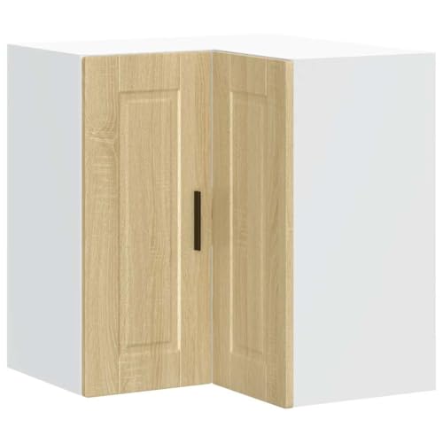 vidaXL Pensile da Cucina ad Angolo Porto Rovere Sonoma in Truciolato