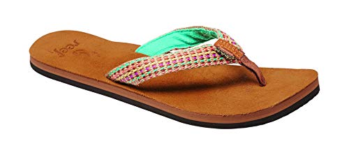 Reef Damen Gypsylove Zehentrenner, Mehrfarbig (Teal Tea), 41 EU